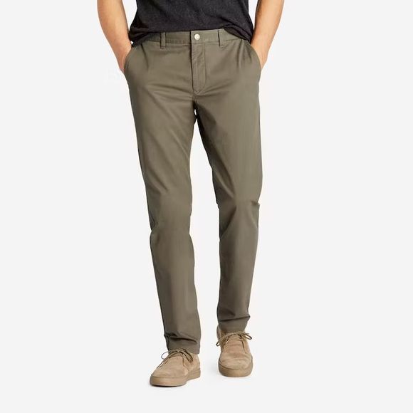BONOBOS Original Stretch Washed Chino Khaki Congos Athletic Fit Size 29/28 NEW
